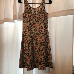H&M floral print skater dress